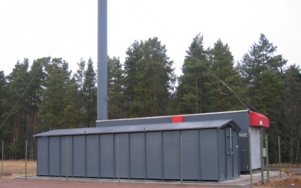 Vimmerby Energi AB. Transportabel central. 9 MW olja