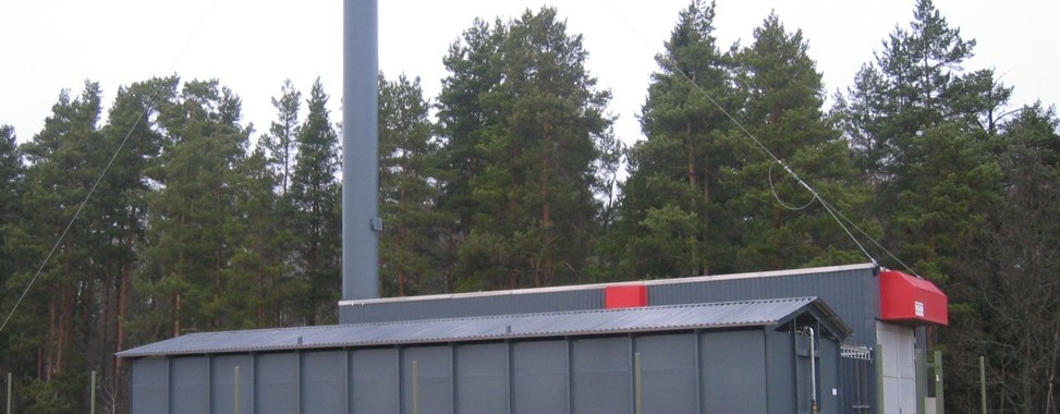 Vimmerby Energi AB. Transportabel central. 9 MW olja